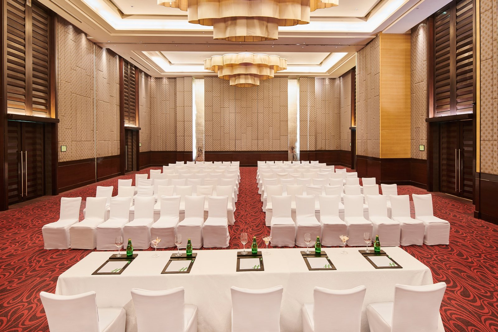 The Grand Ballroom at Holiday Inn Mumbai International Airport, set up for a conference