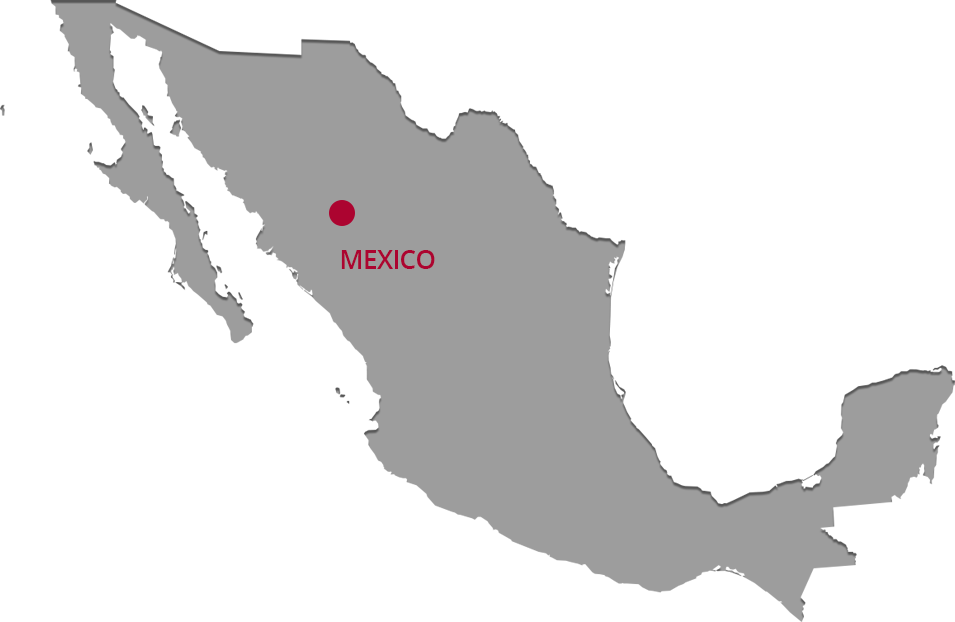 Map of Mexico highlighting InBody's new subsidiary
