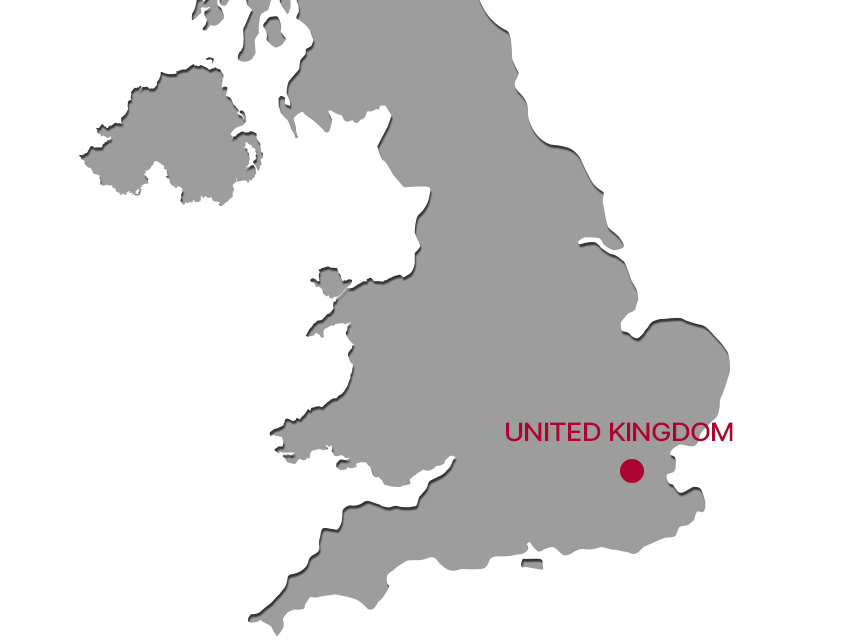 Map of the U.K. highlighting InBody's new subsidiary