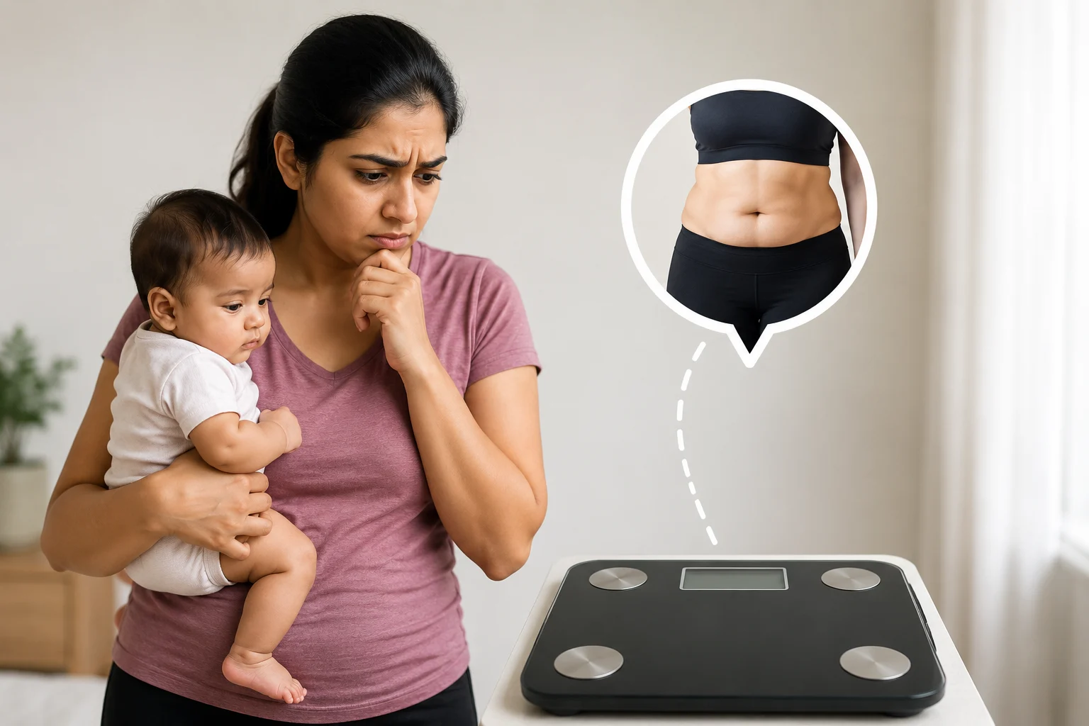 Post-Pregnancy Weight Loss in India — Why the Scale Lies