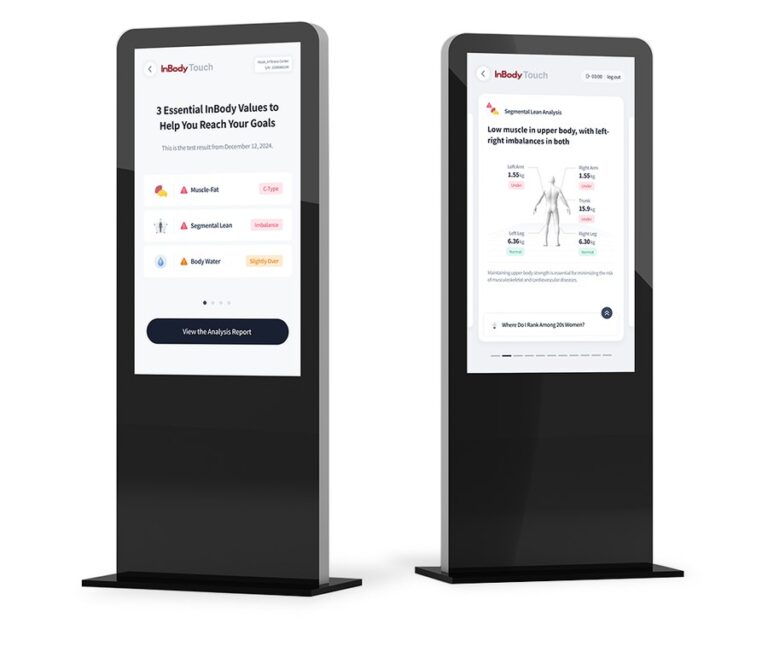 InBody Touch self-service body composition kiosk