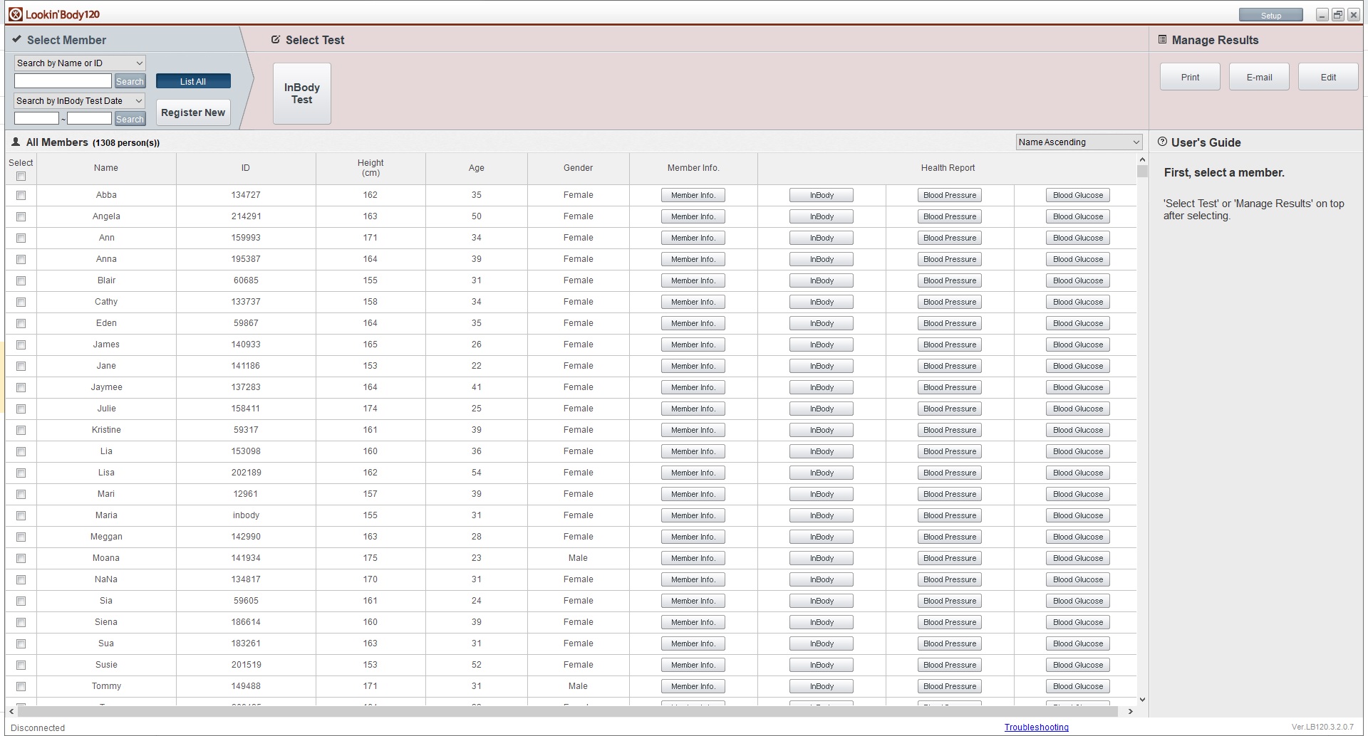 LookinBody Web cloud body composition software India